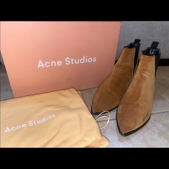Acne Studios Jensen Suede Ankle Boots - Picture 10 of 13